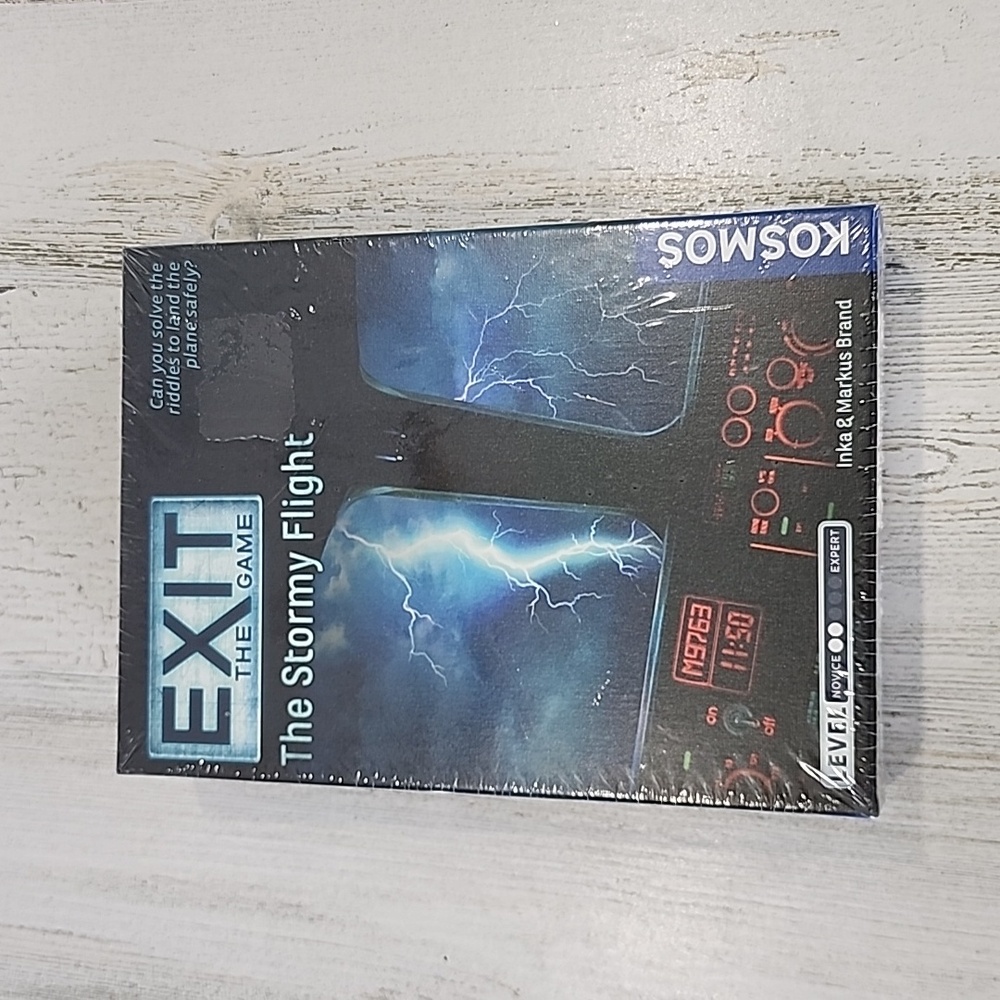 Exit The Game The Stormy Flight Kosmos escape room game play at home NEW